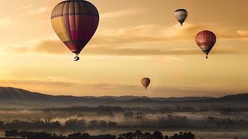 Hot-air balloons, Air Sports HD wallpaper