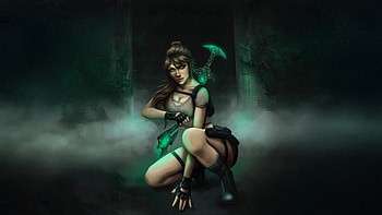 Lara Croft Tomb Raider Legend, tomb-raider, lara-croft, artwork, art, digital-art, games, video-games, artstation HD wallpaper