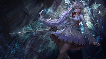 Anime RWBY Weiss Schnee HD wallpaper