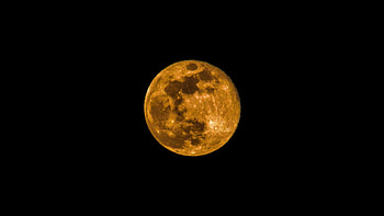 Moon, planet, night HD wallpaper