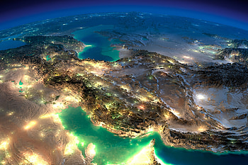 Iran, Caspian Sea, Persian Gulf, Iraq, , From Space, Arabia, Caucasus, Mountain HD wallpaper