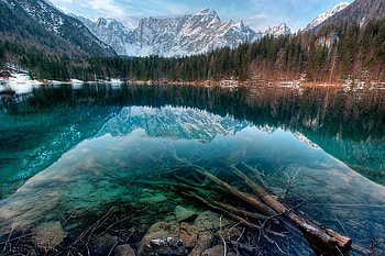 splendor our world, trees, amazing, mountains, lake HD wallpaper