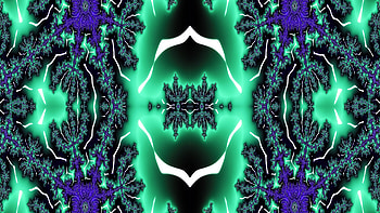 Trippy Psychedelic Fractal, trippy, psychedelic, aesthetic, green, Abstract, fractal, abstract green HD wallpaper
