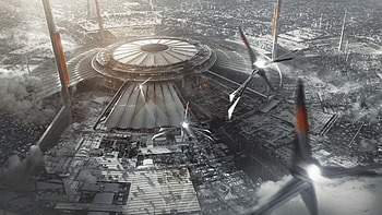 City, Sci Fi HD wallpaper