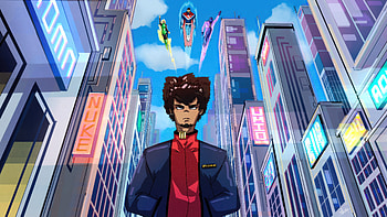 Rising Superhero Team In Futuristic City, cityscape, superheroes, artist, artwork, art, digital-art, artstation HD wallpaper