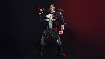 Punisher Daredevil Born Again, punisher, daredevil-born-again, marvel, tv-shows, superheroes, artwork, art, digital-art, artstation HD wallpaper