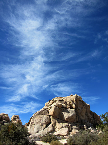 Nature, Sky, Bush, Rock, Stone HD phone wallpaper
