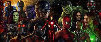 Avengers Infinity War Digital Artwork, avengers-infinity-war, digital-art, artwork, movies, superheroes, artstation, artist, iron-man, captain-america, star-lord, groot, black-panther, doctor-strange, hawkeye, hulk, ant-man HD wallpaper