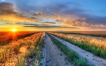 Montana sunset , Top backgrounds HD wallpaper