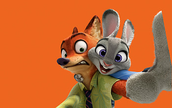 Nick Wilde Judy Hopps Zootopia HD wallpaper