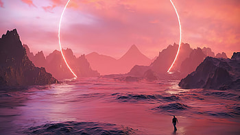 Walking Towards Sun , artist, artwork, digital-art HD wallpaper