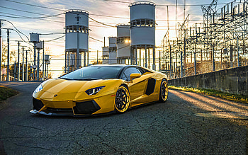 Lamborghini Aventador SV, , hypercars, 2020 cars, R, Yellow Aventador, italian cars, supercars, Lamborghini HD wallpaper
