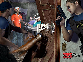 25 to Life, police, adventure, action, video game, weapon, , shooting, crime, fire, metro HD wallpaper