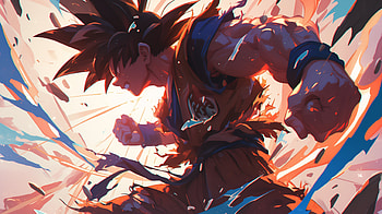 Goku's Fiery Rage - Dragon Ball Z, Anime, Dragon Ball Z, Goku, Rage Anime HD wallpaper