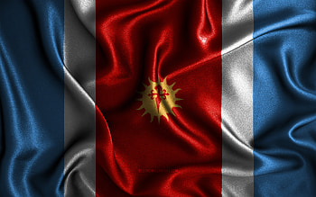 Santiago del Estero flag, , silk wavy flags, Argentine provinces, Day of Santiago del Estero, fabric flags, Flag of Santiago del Estero, 3D art, Santiago del Estero, Provinces of Argentina, Santiago del Estero 3D flag, Argentina HD wallpaper