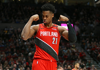 Hassan Whiteside, Sports player, NBA return, Trail Blazers HD wallpaper