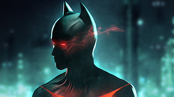 Glowing Eyes Batman, batman, superheroes, artist, artwork, digital-art HD wallpaper