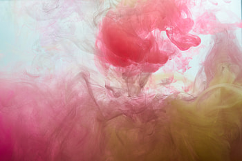 Pink yellow, ink, dipping HD wallpaper