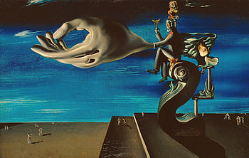 The Hand The Remorse of Conscience, Salvador Dali HD wallpaper
