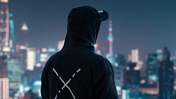 Hoodie Man Looking At City View , hoodie, boy, graphy HD wallpaper