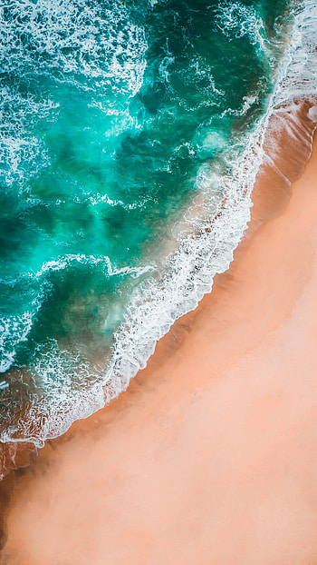 Ocean beauty, Tranquil waves, Nature's serenity, Coastal paradise HD phone wallpaper