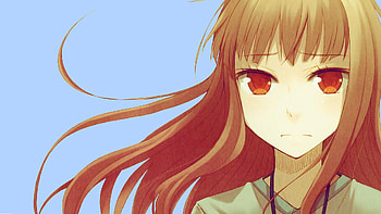 Spice and Wolf, Anime face, , Better anime HD wallpaper