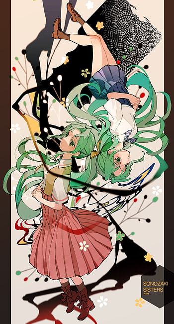Sonozaki Sisters, Anime, Higurashi When They Cry HD phone wallpaper