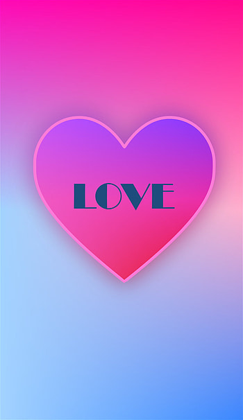 love gradient, magenta, pink, pattern, , anime HD phone wallpaper