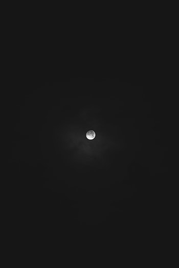 Sky, Night, Moon, Dark, Full Moon HD phone wallpaper