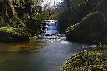 Waterfalls, nature HD wallpaper