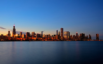 Chicago skyline , Travel and world HD wallpaper