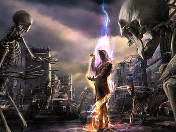 Living Dead, heroes, fantasy, undead HD wallpaper