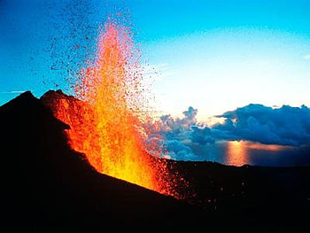 Kilauen Valcano, sky hawaii, valcano, lava HD wallpaper