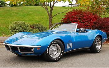 Stingray Roadster, blue, chevy, gm, vette HD wallpaper