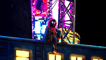 Miles Morales Fearless And , miles-morales, spiderman, superheroes, artwork, art, digital-art, deviantart HD wallpaper