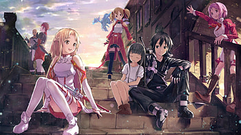Kirito , backgrounds, Anime hero, Sword Art Online HD wallpaper