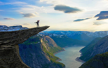 Norwegian Fjords, Trolltunga Norway , Stunning backgrounds, Nature's charm HD wallpaper