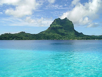 Bora Bora Island, island, mountains, ocean, bora bora HD wallpaper