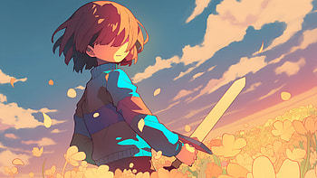 Frisk from Undertale Ultra - Epic Video Game Art, video game, Undertale, Frisk (Undertale) HD wallpaper