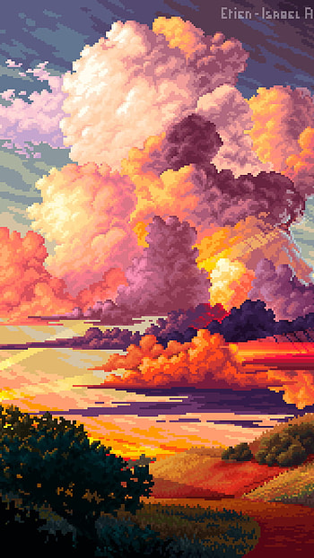 Pixel Art, 8-Bit HD phone wallpaper