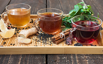 Tea, mint, hibiscus, ginger HD wallpaper