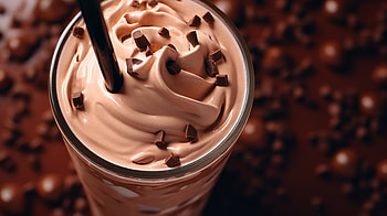 Chocolate Milkshake Delight, Chocolate Milkshake, food, milkshake HD wallpaper