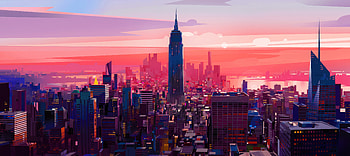 The Artistic City, artist, artwork, digital-art, artstation HD wallpaper