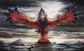 yveltal, red, cool, pokemon, nice HD wallpaper