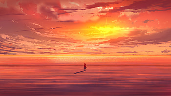 Whisper Of The Sea, artist, artwork, digital-art, deviantart HD wallpaper