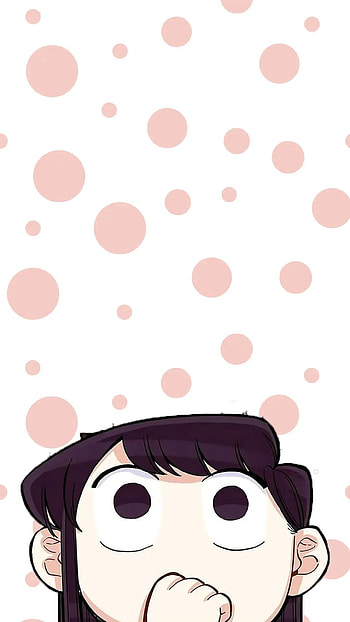 Komi-san, eye, nose HD phone wallpaper