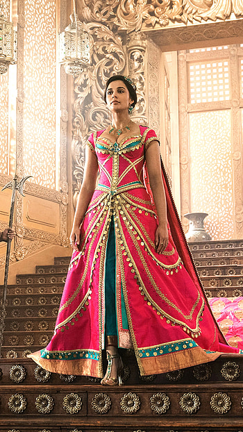 Naomi Scott, Jasmine, pure HD phone wallpaper