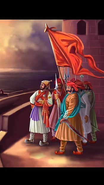 Shivaji Maharaj Live, Fort Background HD phone wallpaper