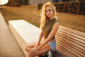 Model, women, girl, hair HD wallpaper