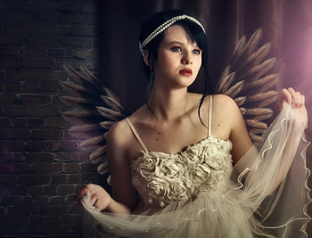 Come to dance, wings, angel, girl, wait HD wallpaper